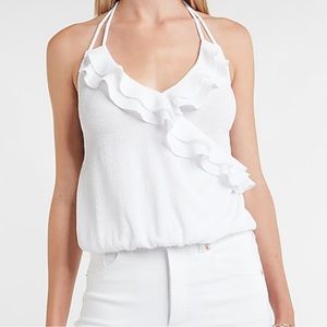 NWOT- VENUS - Ruffle Wrap Halter Neck Cami